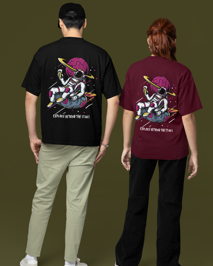 Terry Oversized 'ASTRONAUT' Tee