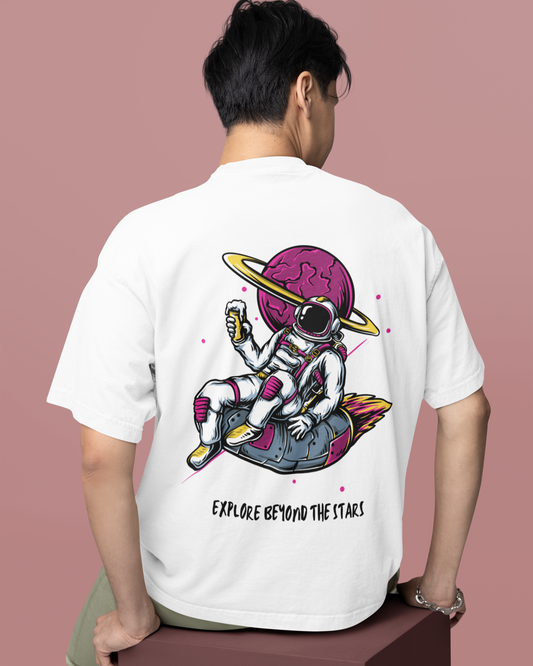 Terry Oversized 'ASTRONAUT' T-Shirt