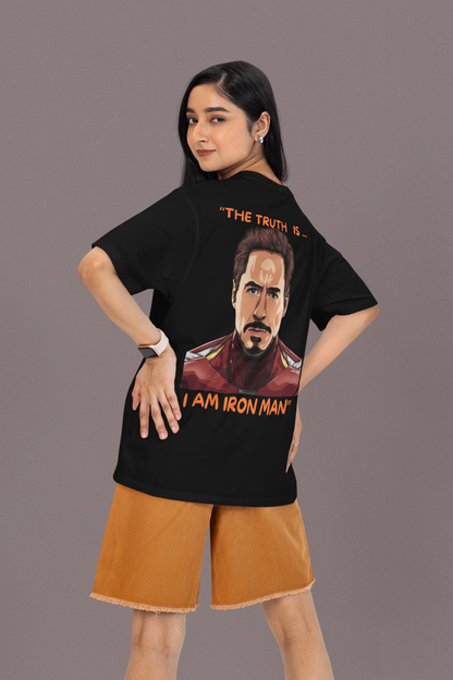 Classic Oversized 'IRON-MAN' Tee