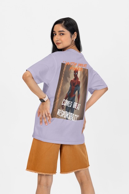 Terry Oversized 'SPIDER-MAN' Tee
