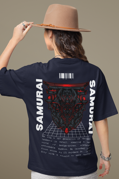 Terry Oversized 'SAMURAI' Tee