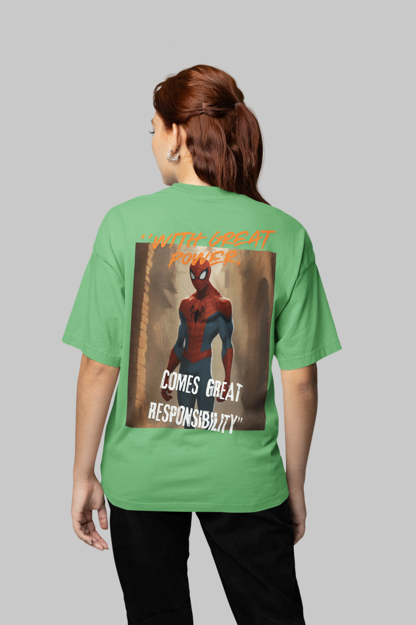 Terry Oversized 'SPIDER-MAN' T-Shirt
