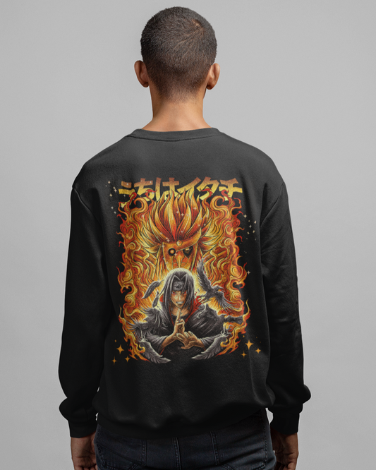 Oversized 'ITACHI UCHIHA' Sweatshirt