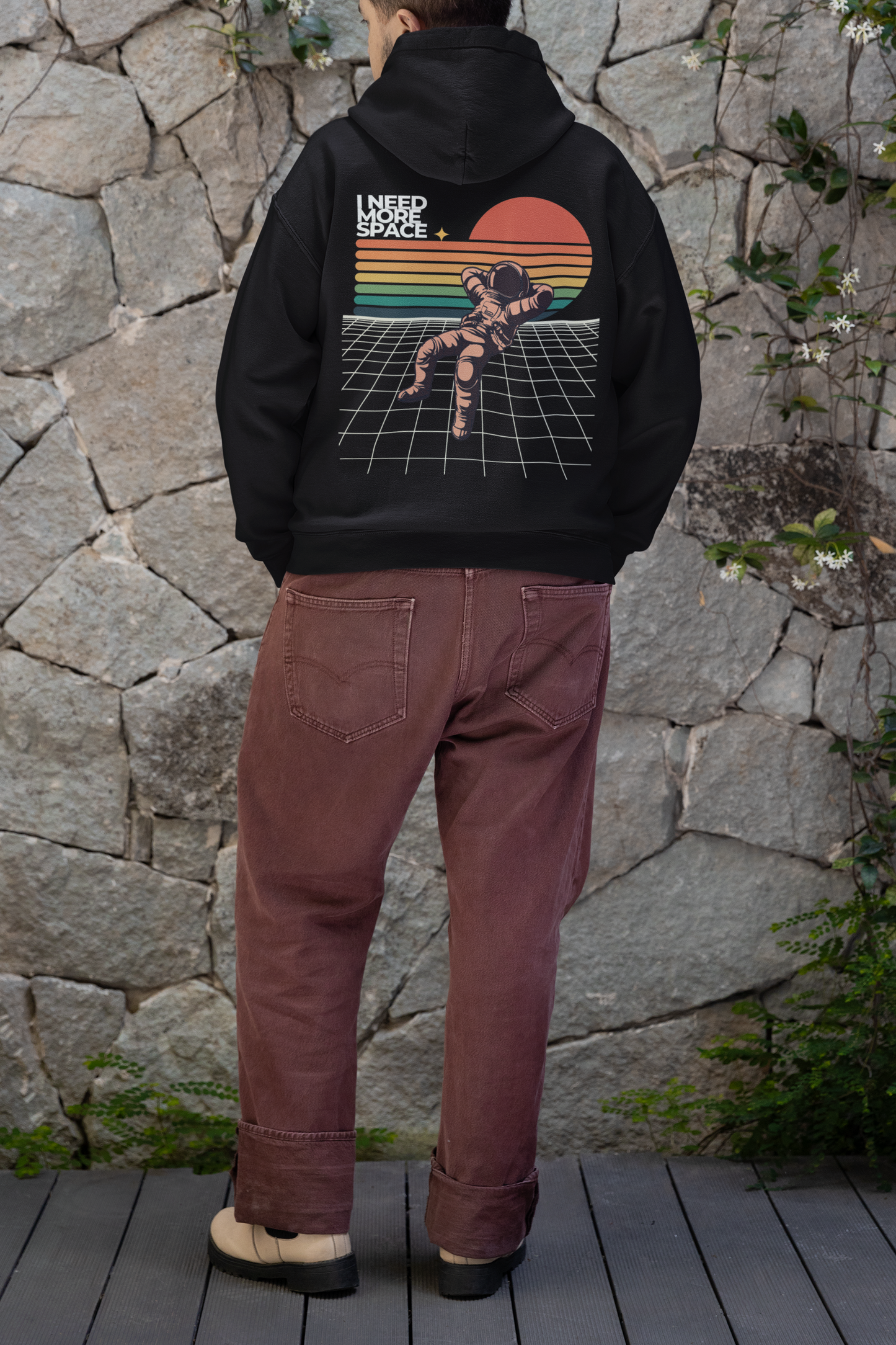 Oversized 'I NEED MORE SPACE' Hoodie