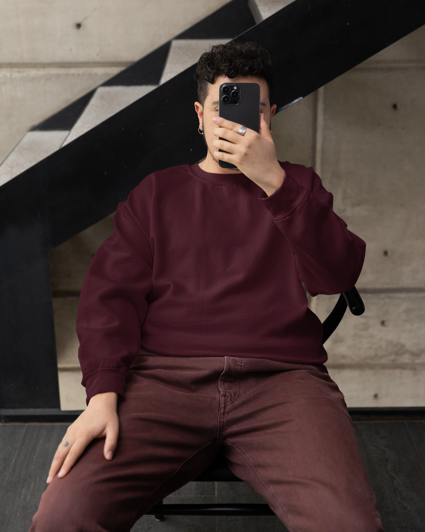 Minimal Oversized Sweatshirt
