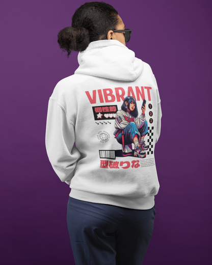 Oversized 'VIBRANT' Hoodie