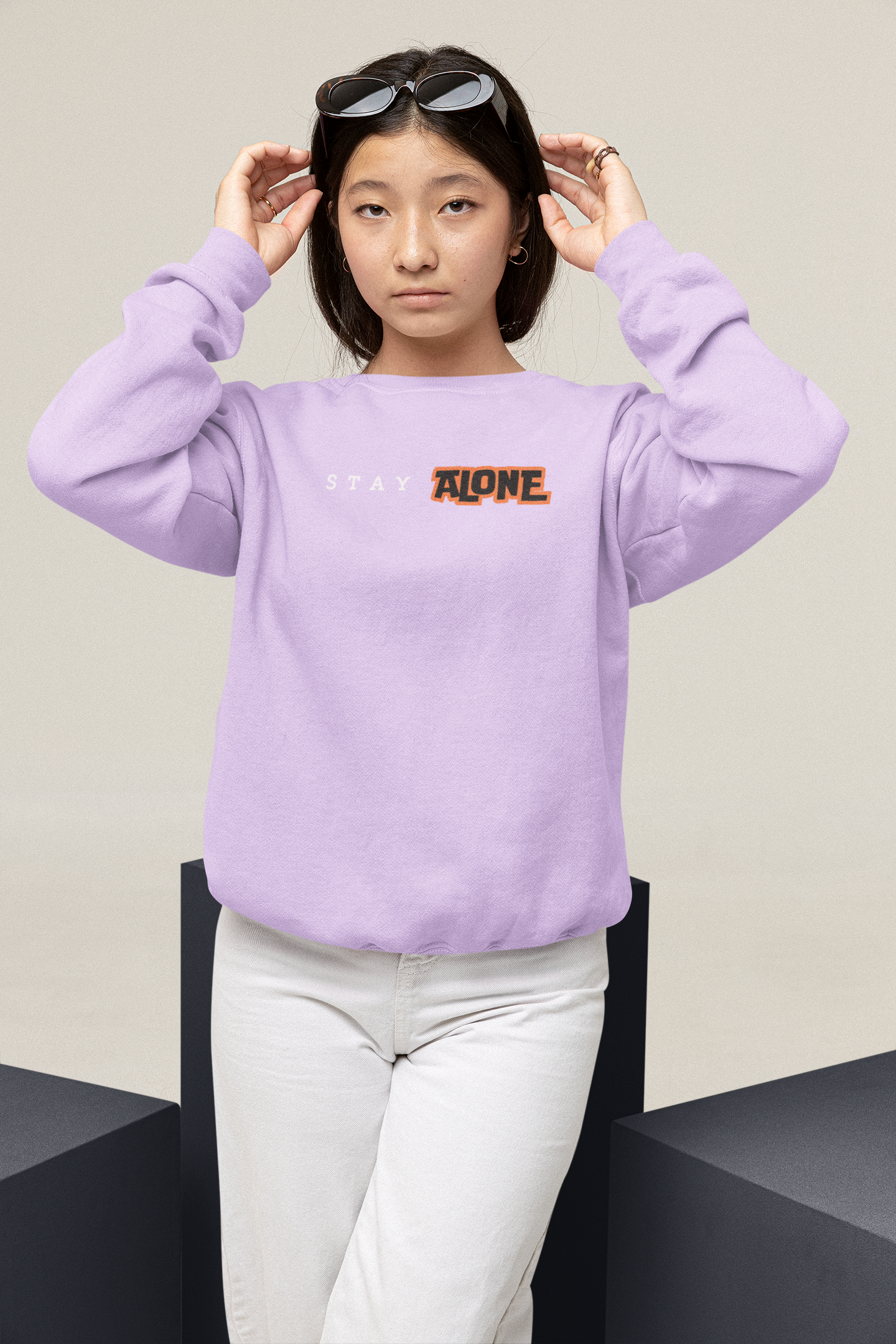Oversized 'STAY WILD' Sweatshirt