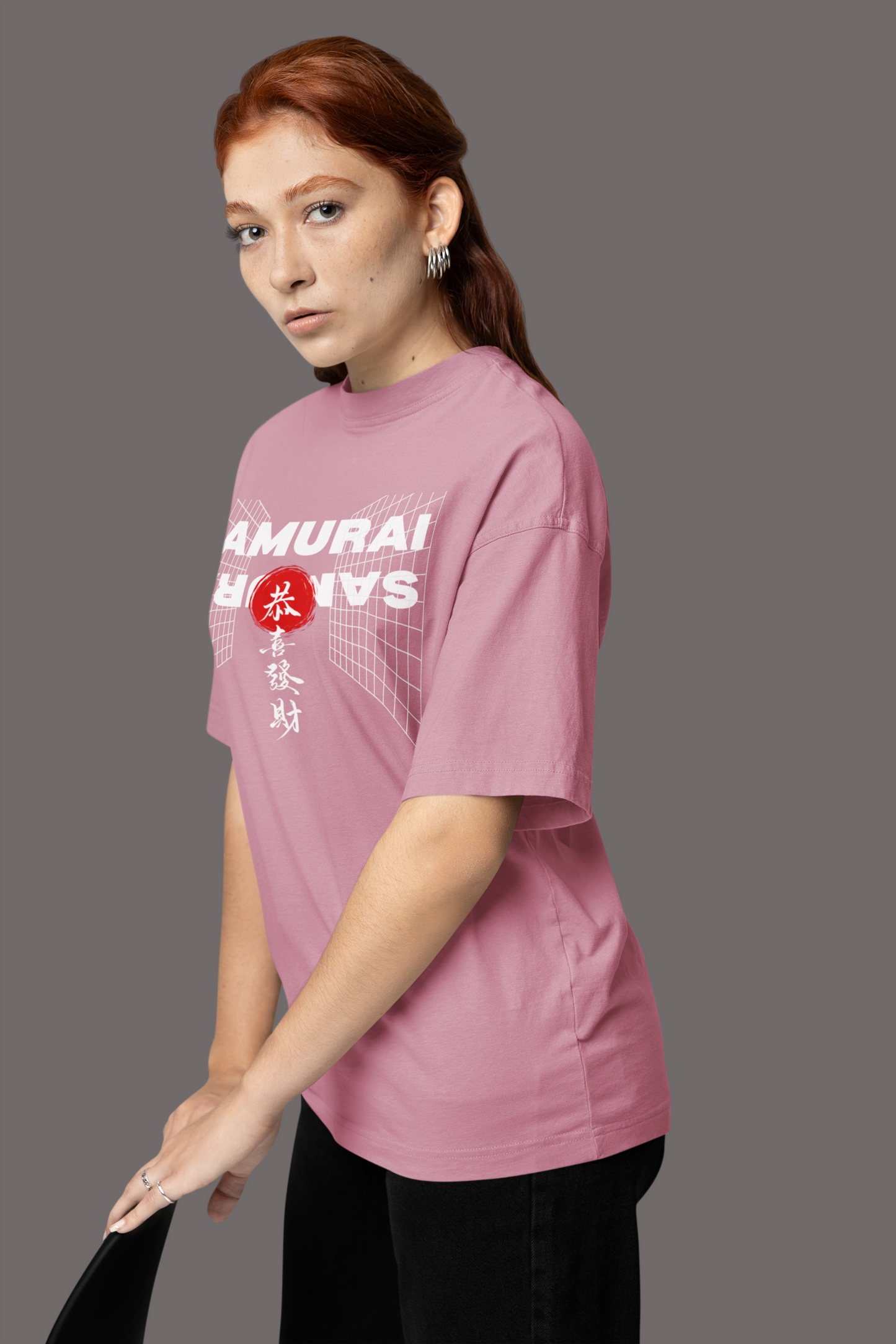 Terry Oversized 'SAMURAI' Tee