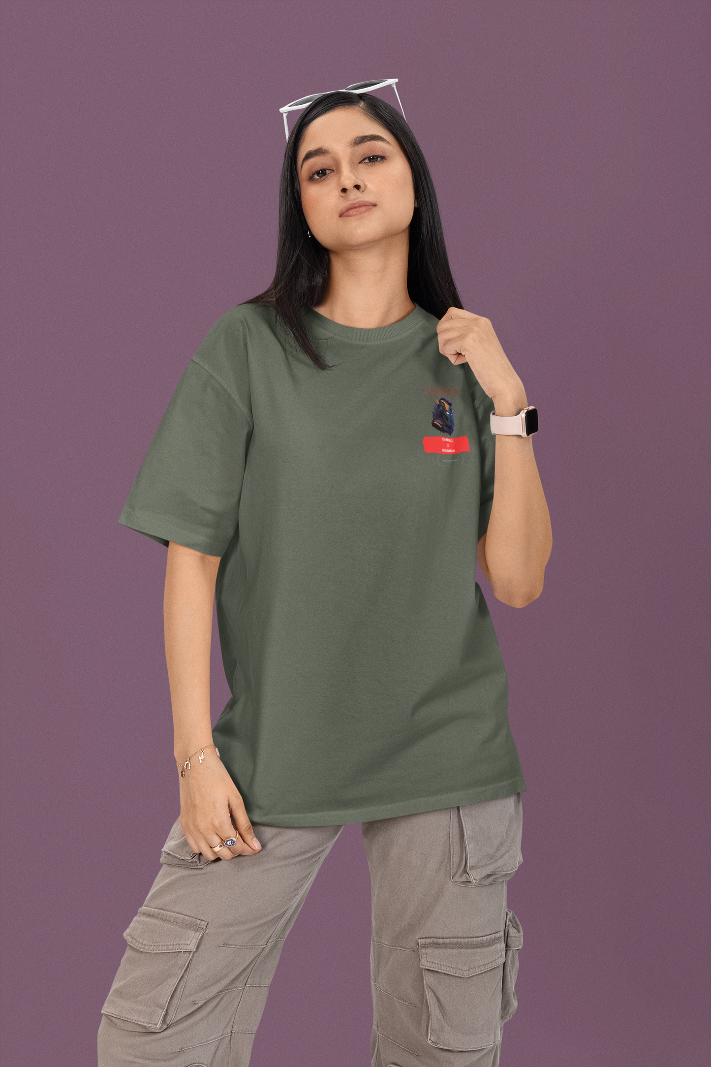 Classic Oversized 'IRON-MAN' Tee