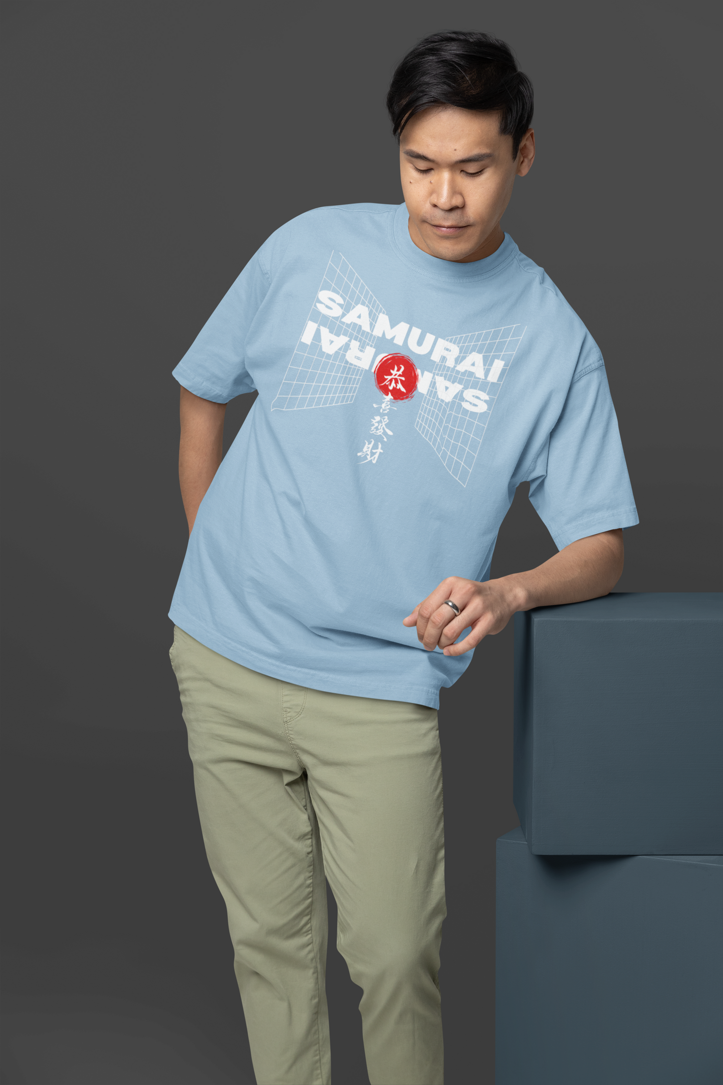 Terry Oversized 'SAMURAI' Tee