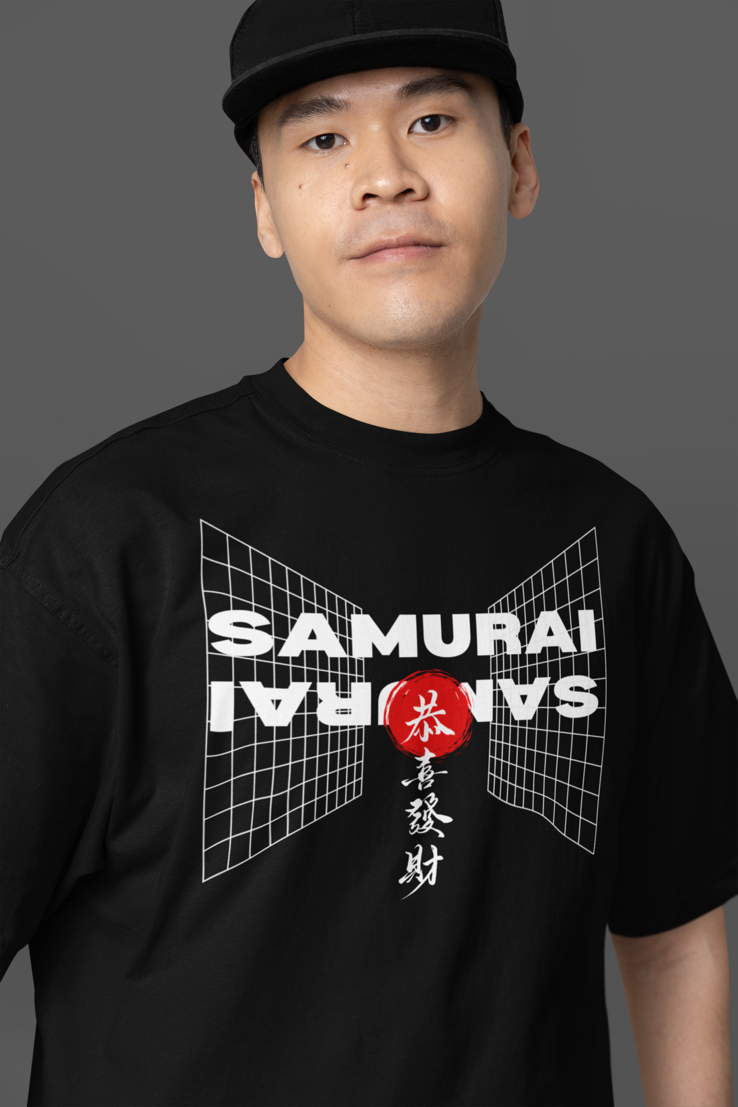 Terry Oversized 'SAMURAI' Tee