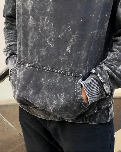 Minimal Acid Wash Hoodie