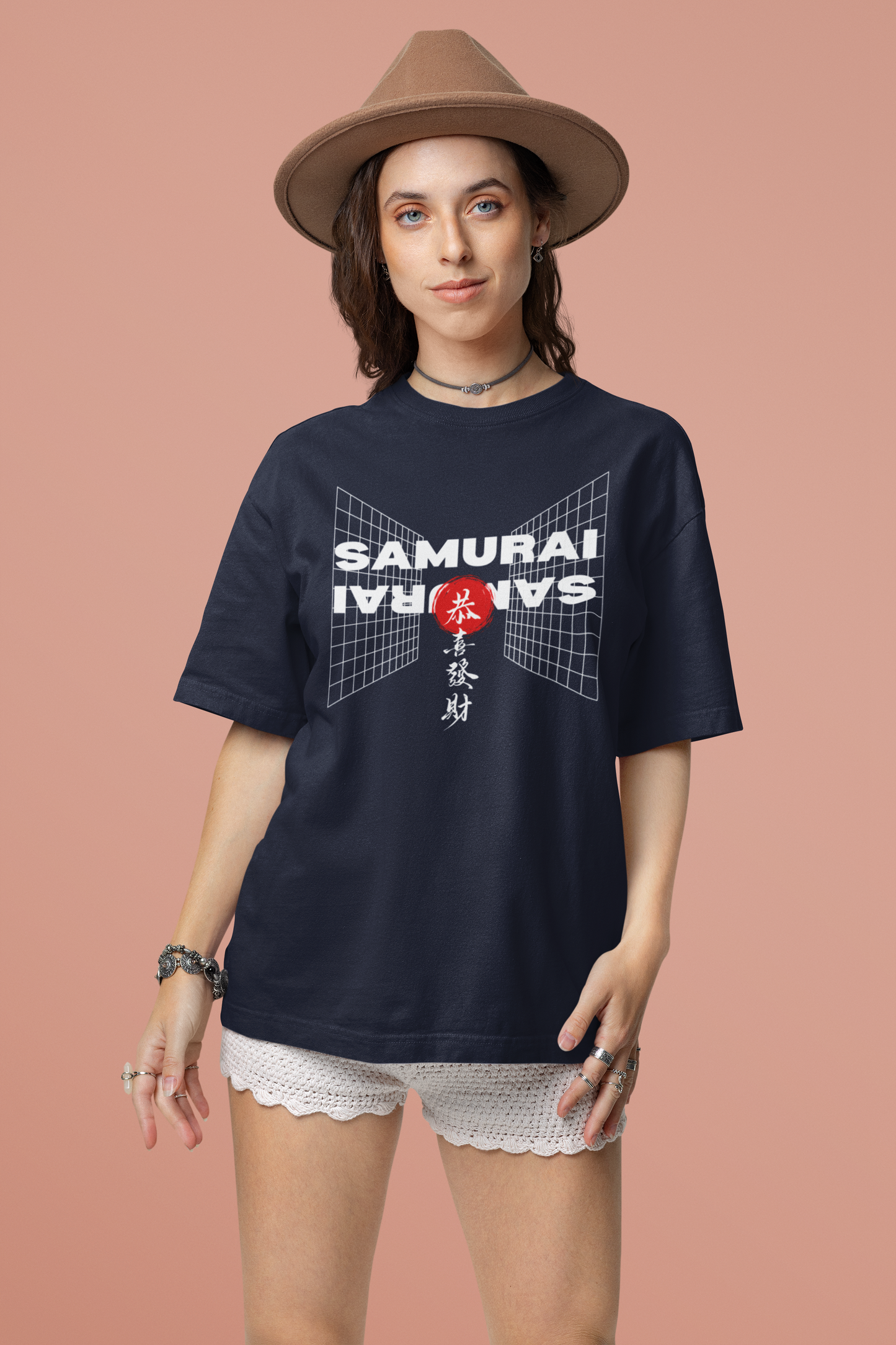 Terry Oversized 'SAMURAI' Tee