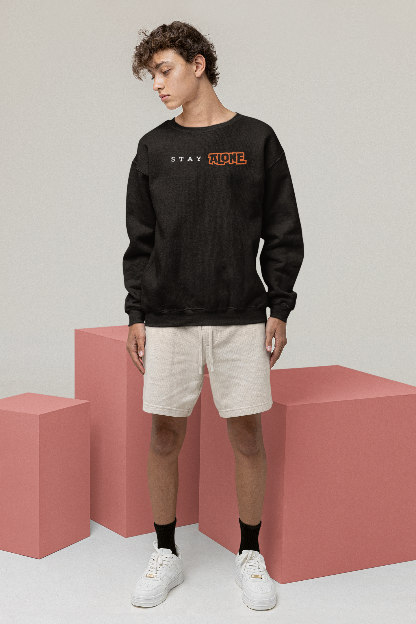 Oversized 'STAY WILD' Sweatshirt