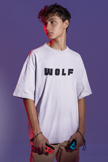 Classic Oversized 'WOLF' T-Shirt